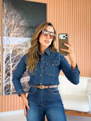 Conjunto jeans flare