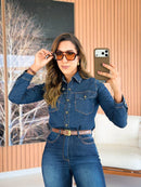 Conjunto jeans flare