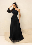 Vestido Longo Tule Nula