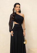 Vestido Longo Tule Nula