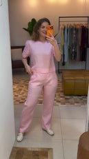 Conjunto Linho Bordada com Retilinea