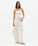 Conjunto em Sarja Wide Lag e Corset