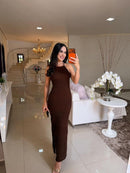 Vestido Maura Marrom