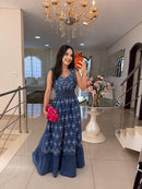Vestido Neila Jeans Escuro