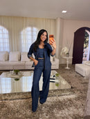Conjunto 3 peças Jeans Angelina