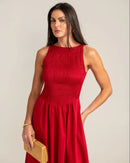 Vestido Midi Charlotte Lastex