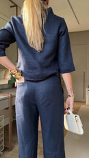 Conjunto 100% Linho Look