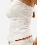 Conjunto em Sarja Wide Lag e Corset