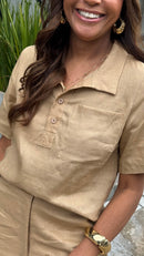 Polo Cristina 100% Linho