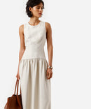 Vestido Midi de Viscose com recortes