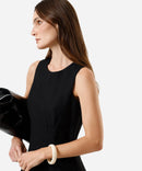 Vestido Midi de Viscose com recortes