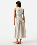 Vestido Midi de Viscose com recortes