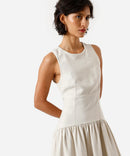 Vestido Midi de Viscose com recortes