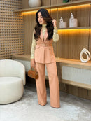 Conjunto Linho Marrant  Max Colete