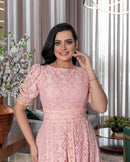 Vestido Celeste