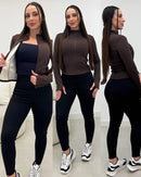 Jaqueta + Legging Fitness Francieli