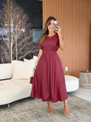 Vestido em Couro Ecológico - Napa