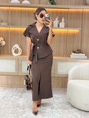 Conjunto alfaiataria | com cinto