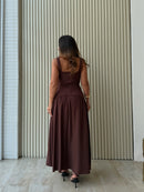 Vestido em Linho Sarjado Mary