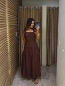 Vestido em Linho Sarjado Mary