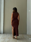Vestido Midi Drapeado