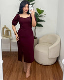 Vestido MIDI tubinho