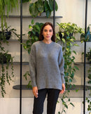 Blusa Biamar gola removível alongada