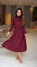 Vestido Lanzinha Plissado