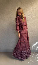 Vestido em crepe - Poá