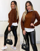 Blusa tricô Rebeca
