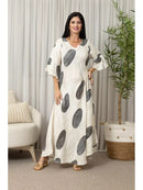 Vestido Linho Italiano Paola