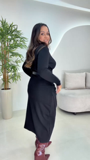 Vestido Rebeca com cinto