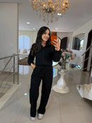 Conjunto em Veludo Cotelê Any