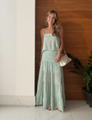 Conjunto em crepe Libélulas