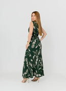 Vestido Longo Jasmine - Crepe Duna Estampado