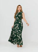 Vestido Longo Jasmine - Crepe Duna Estampado