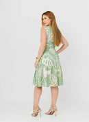 Vestido Ivy - Crepe Duna Estampado