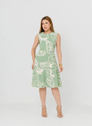 Vestido Ivy - Crepe Duna Estampado