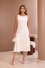 VESTIDO BARRA FRANZIDA MIDI