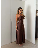 Vestido cetim Zaya