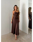 Vestido cetim Zaya