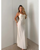Vestido cetim Zaya