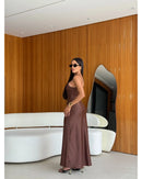 Vestido cetim Zaya
