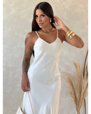 Vestido cetim Zaya