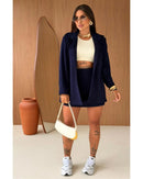 Conjunto blazer+short/saia Luanny