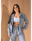 Conjunto (jaqueta+calça) Maíra