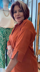 Vestido 100% Linho Georgia