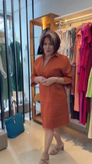 Vestido 100% Linho Georgia